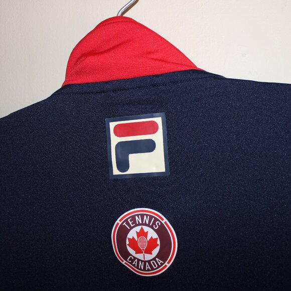 3/$55❤️new official TENNIS CANADA National Bank Open Fila Cup Track Top Jacket - Picture 5 of 10